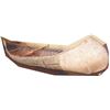 Image 3 : birch bark canoe, 4' long with old repair on each end