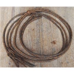 8' rawhide split reins