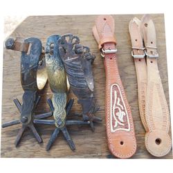 3 single Mexican spurs