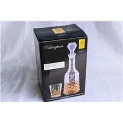 BRAND NEW IN THE BOX NOTTINGHAM DECANTER SET