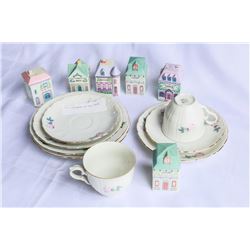 LENOX CONDIMENT SET AND CHINA