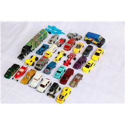 TWO TRAYS OF TOY CARS