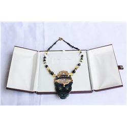 HAND SIGNED PANTHER NECKLACE