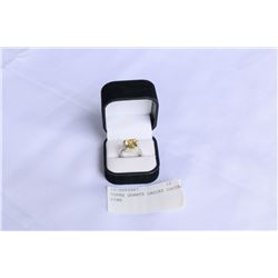 TOPAZ QUARTZ LADIES COCTAIL RING
