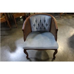 PAIR OF BUTTON BACK PARLOR CHAIRS