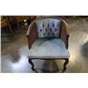 Image 1 : PAIR OF BUTTON BACK PARLOR CHAIRS