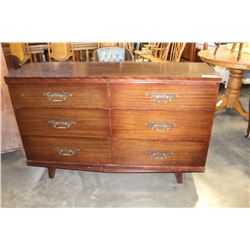 MAHOGANY 6-DRAWER DRESSER