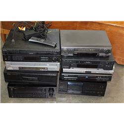 LOT OF DVD PLAYERS AND DISC CHANGER