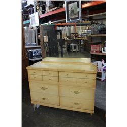 RETRO DRESSER AND MIRROR