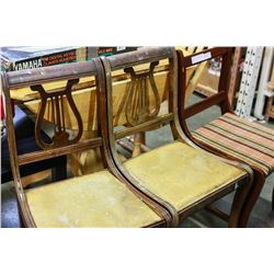 THREE VINTAGE DUNCAN PHYFFE CHAIRS