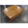 Image 1 : ROUND DROPLEAF MAPLE DINING TABLE