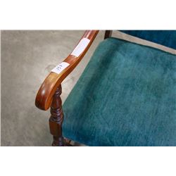 VINTAGE GREEN ARMCHAIR