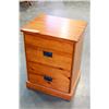 Image 2 : TWO DRAWER PINE NIGHTSTAND