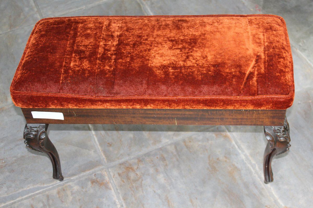 Antique Fireside Bench