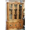 Image 1 : OAK ILLUMINATED CHINA CABINET