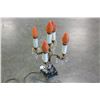 Image 2 : VINTAGE TABLE LAMP WITH CRYSTALS