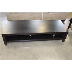 ESPRESSO FINISH 2 TIER COFFEE TABLE