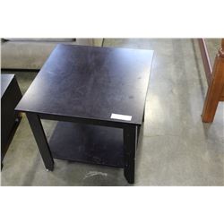 BLACK 2-TIER ENDTABLE