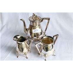 SILVER PLATEED TEA SET