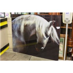 LARGE FIBER GLASS HORSE PICTURE