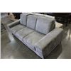 Image 2 : GREY MODERN MICROFIBRE SOFA