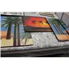 Image 1 : THREE PALM TREE CANVAS PICTURES