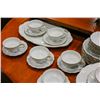 Image 2 : LARGE PARTIAL SET GOLD TRIMMED BAVARIAN CHINA