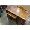 Image 2 : OAK DOUBLE PEDESTLE DESK