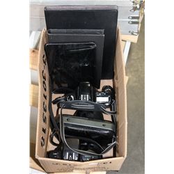 BOX OF CAMERAS AND TABLETS