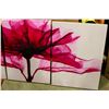 Image 2 : 3-PIECE CANVAS FLORALS