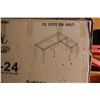 Image 2 : ASHLEY SIGNATURE GLASS TOP COMPUTER TABLE NEW IN BOX