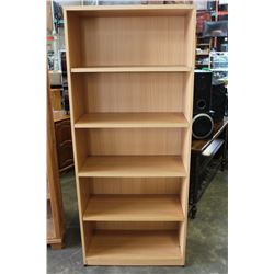 MAPLE 5-TIER BOOKSHELF