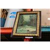 Image 2 : GILT FRAMED SIGNED RIVER SCENE