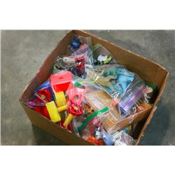 TRAY OF KIDS TOYS