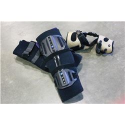 THE UNLOADER KNEE BRACE AND PARI OF FEMORAL BRACES
