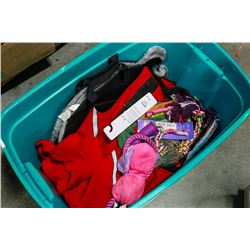 TOTE OF DOG TOYS