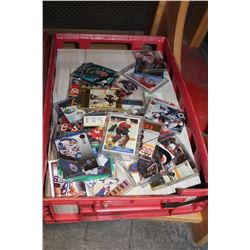 TRAY OF HOCKEY CARDS