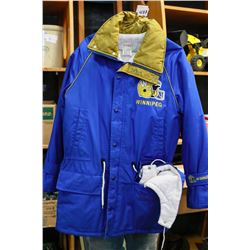 WINNIPEG BLUE BOMBER JACKET SIZE SMALL
