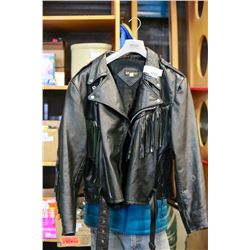 SIZE 48 LEATHER JACKET