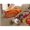 Image 1 : ORANGE ROLLING CART - 5 WHEEL - 2 TTL