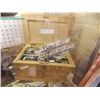 Image 1 : WOOD JEWELRY BOX & CONTENTS