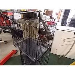FREE STANDING PET CAGE - 17" X 25