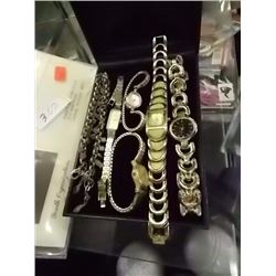 TRAY OF VINTAGE LADIES WATCHES