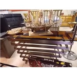 DESIGNOR METAL & GLASS SOFA TABLE