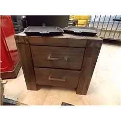 NIGHT STAND - SCRATCH & DENT DISPLAY UNIT - 2 DWR