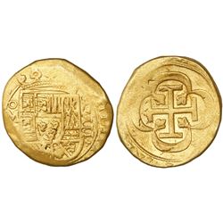 Mexico City, Mexico, cob 8 escudos, (171)5J, from the 1715 Fleet.