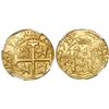 Image 1 : Lima, Peru, cob 8 escudos, 1712M, encapsulated NGC MS 63, from the 1715 Fleet (stated inside the sla