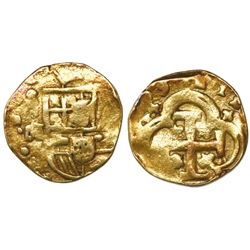 Seville, Spain, cob 4 escudos, (16)99M, rare.