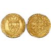 Image 1 : France, ecu d'or au couronne, Charles VI, (1380-1422), encapsulated NGC MS 63.