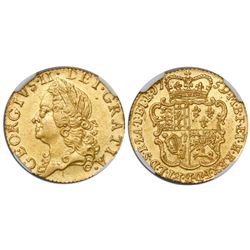 Great Britain (London, England), 1/2 guinea, George II, 1759, from the Auguste (1761), encapsulated
